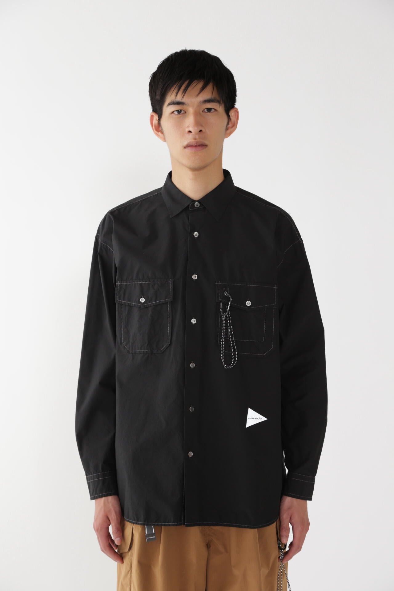 CORDURA typewriter LS shirt | and wander（アンドワンダー