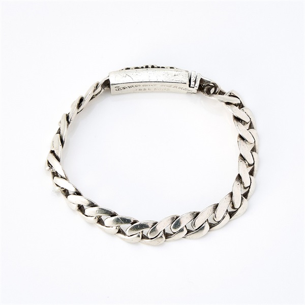 CHROME HEARTS ベビーフローラルクロス ID ブレスレット with パヴェ