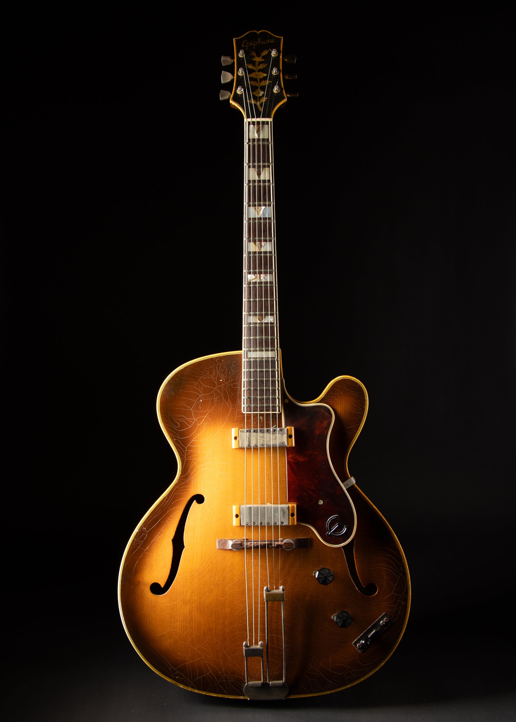 1951 Epiphone Zephyr Deluxe Regent Sunburst – Music City Vintage