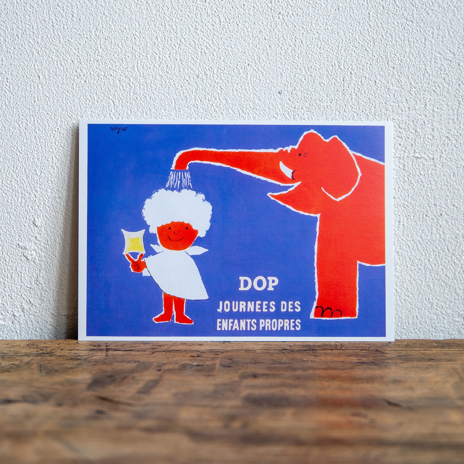 Raymond Savignac/レイモン・サヴィニャック ポストカード (清潔な子供