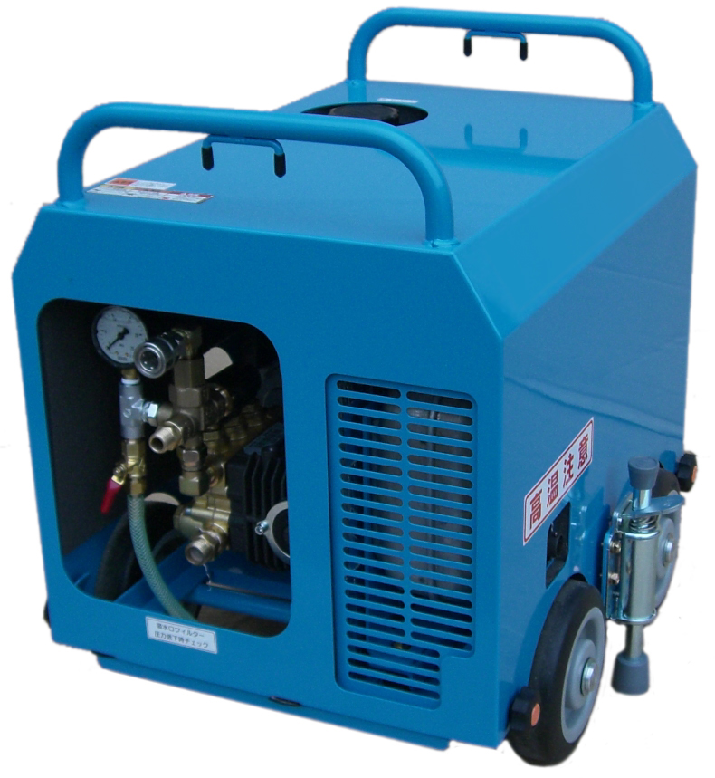 日本クランツレ株式会社｜業務用簡易防音エンジン式冷水高圧洗浄機 水