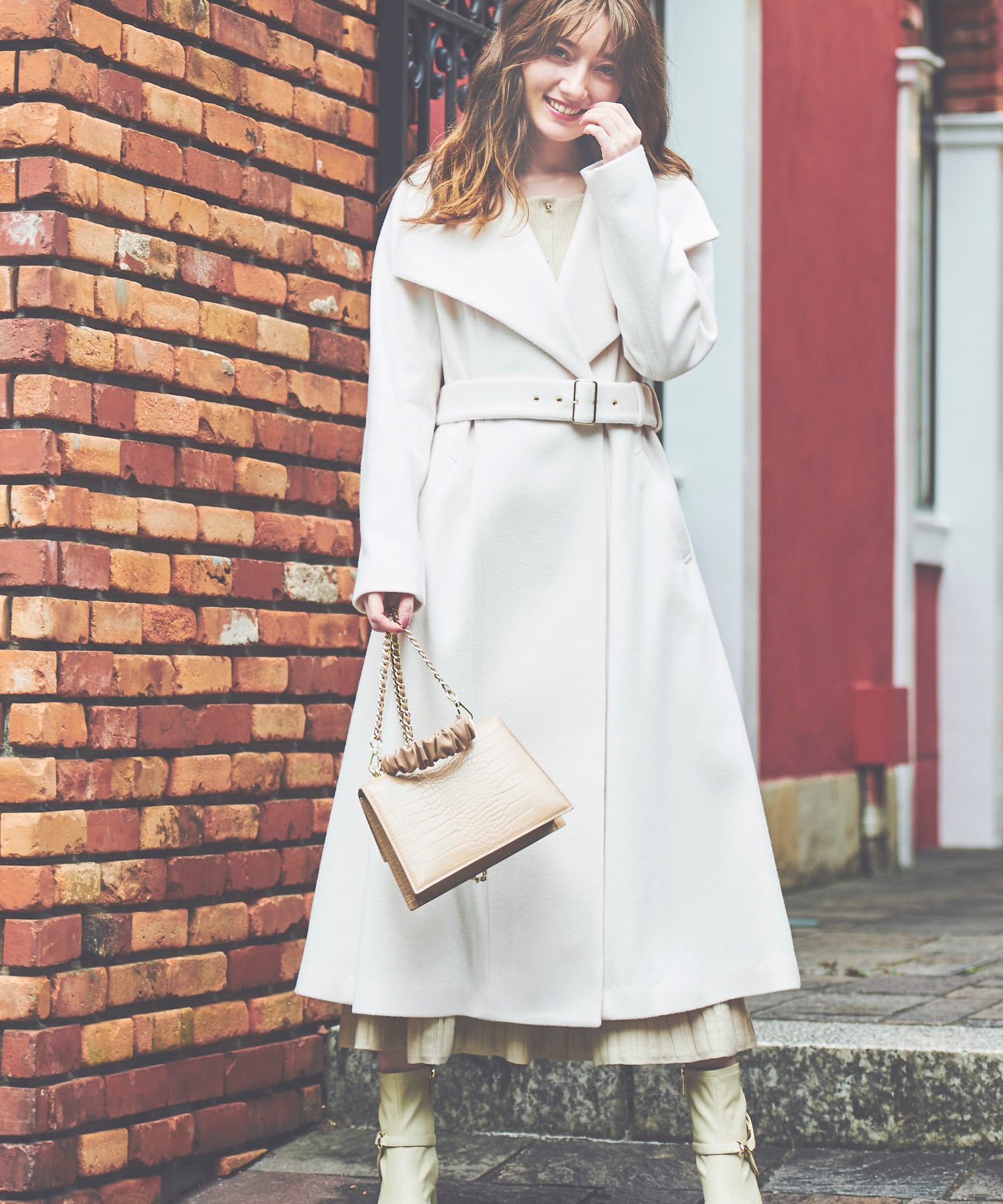 ショールカラーウールトレンチコート | コート | NOELA OFFICIAL WEB STORE