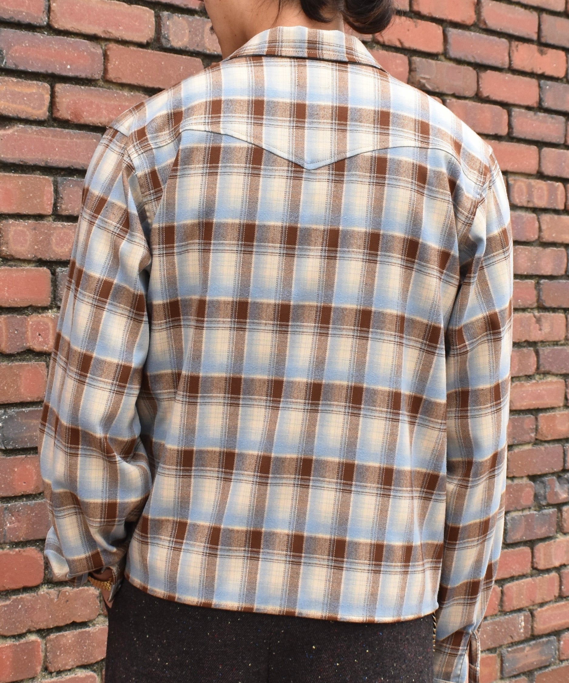 ウエスタンシャドーチェックシャツ[Light Blue] – Noen