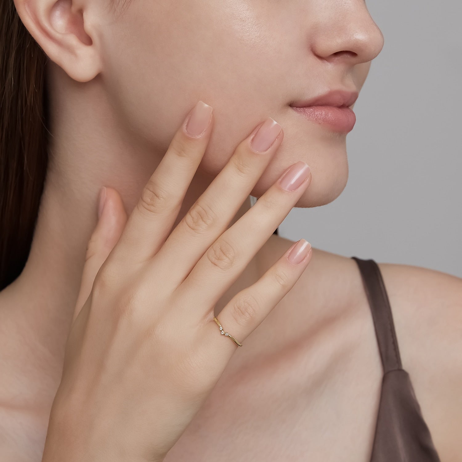 K10ダイヤモンドピンキーリング｜ピンキーリング｜ノジェス 公式