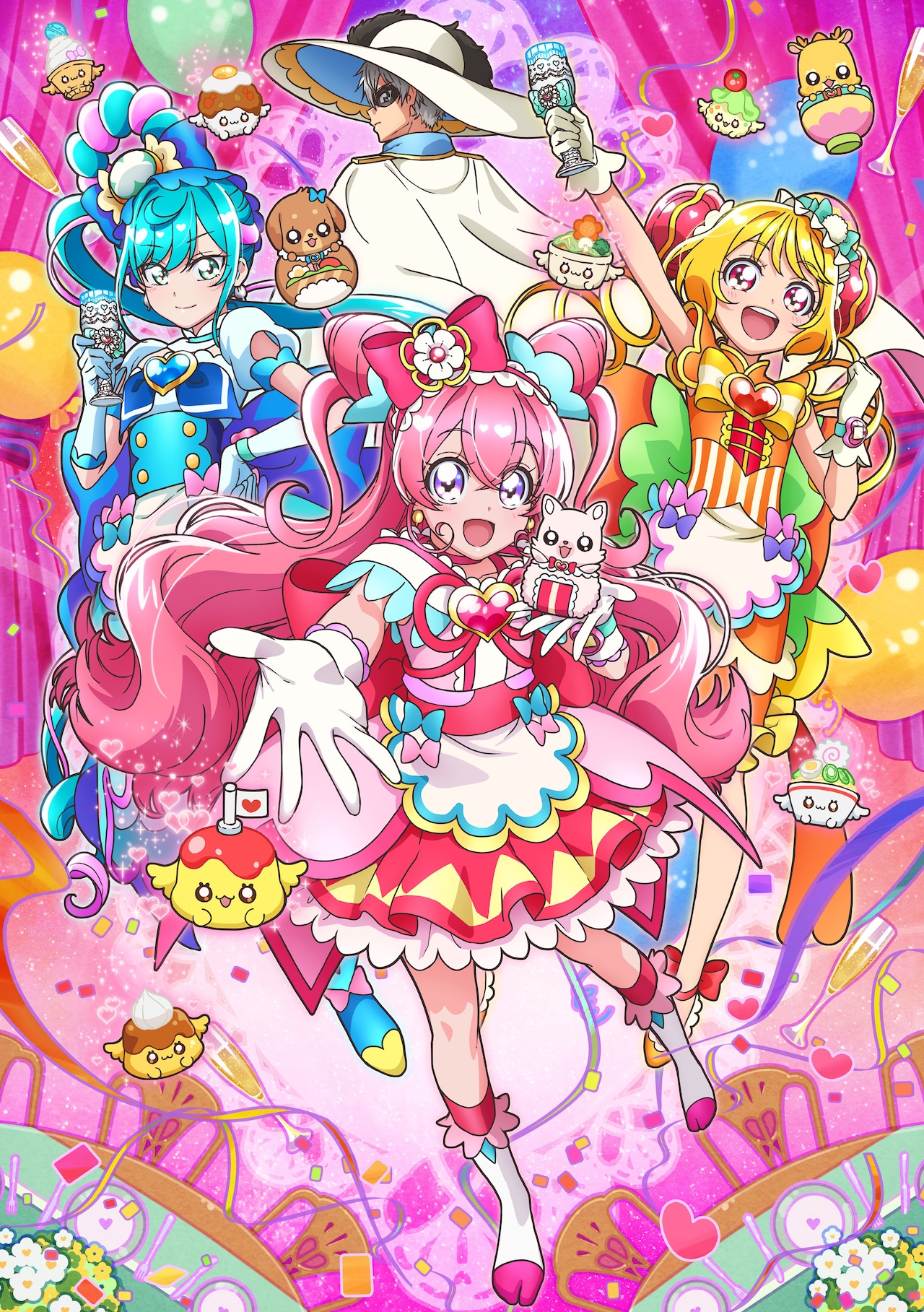 アニメ「デリシャスパーティ♡プリキュア」キービジュアル (c)ABC-A