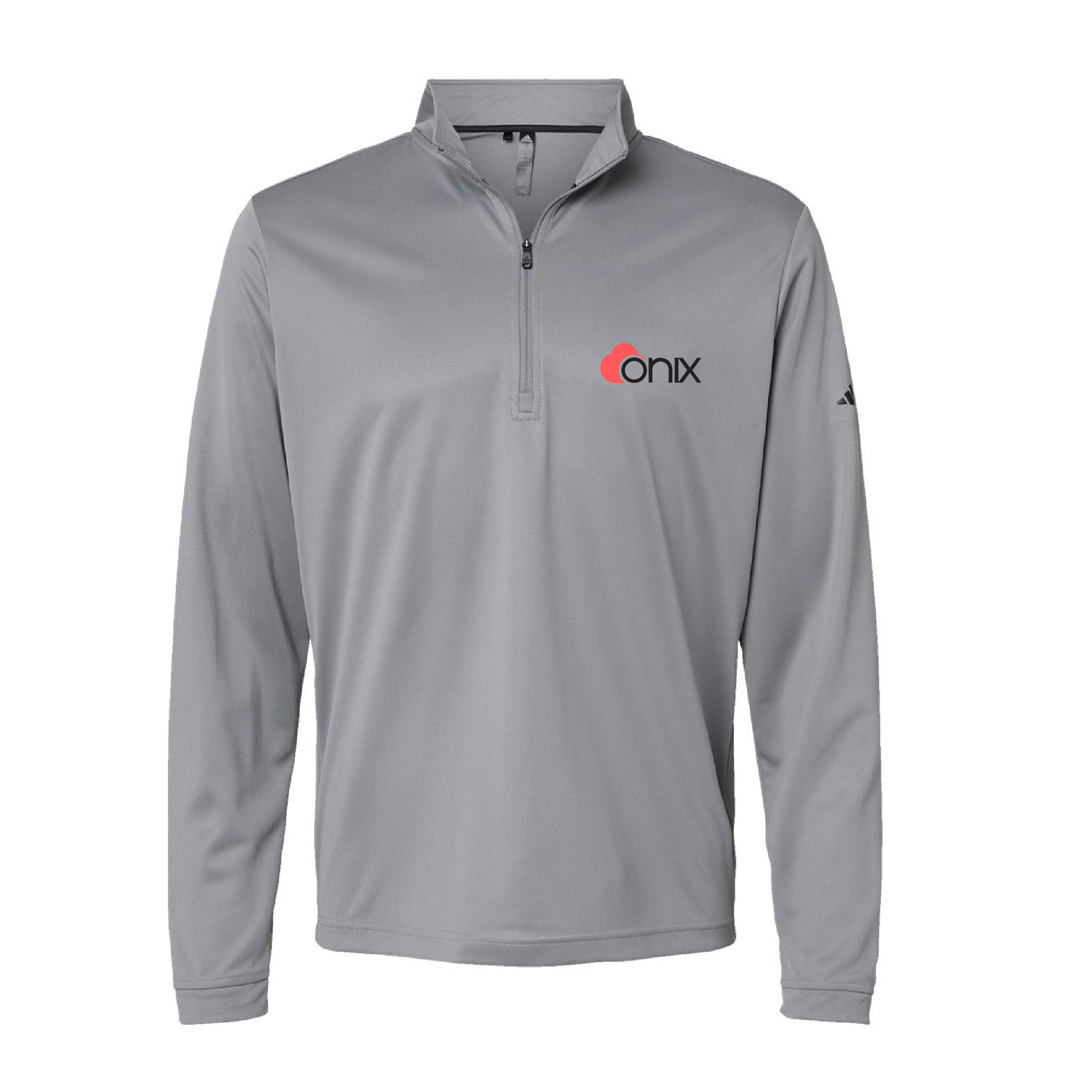 Adidas - Lightweight 1/4 Zip Pullover - Grey – onixswag