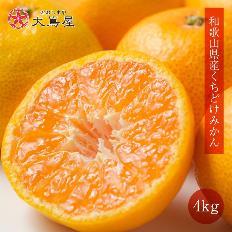 和歌山県産 くちどけみかん 4kg 送料無料 ＜11月上旬から順次お届け