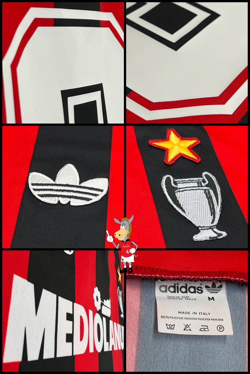 商品情報】渋谷店 【1990/91】#ACミラン 当時の背番号9番は… #マルコ