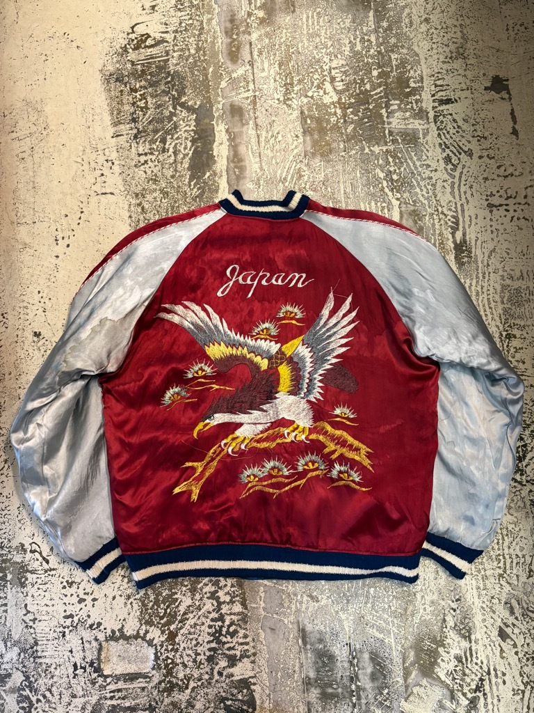 11月19日(水)大阪店Vintage入荷!!①Souvernir編40sスカジャン 顔虎/50s