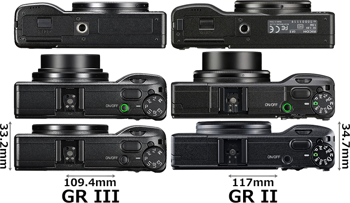 GR III」と「GR II」の違い - フォトスク