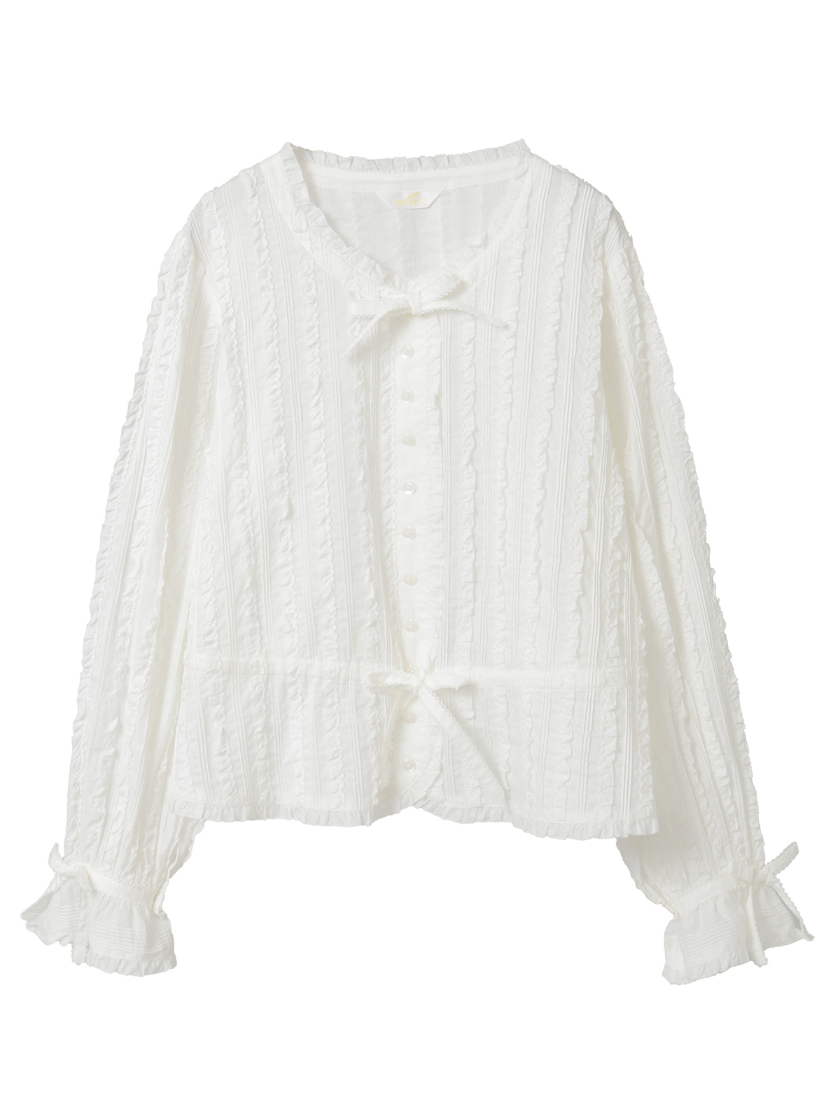 フリル使いローンブラウス｜ピンクハウスオフィシャルオンラインストア