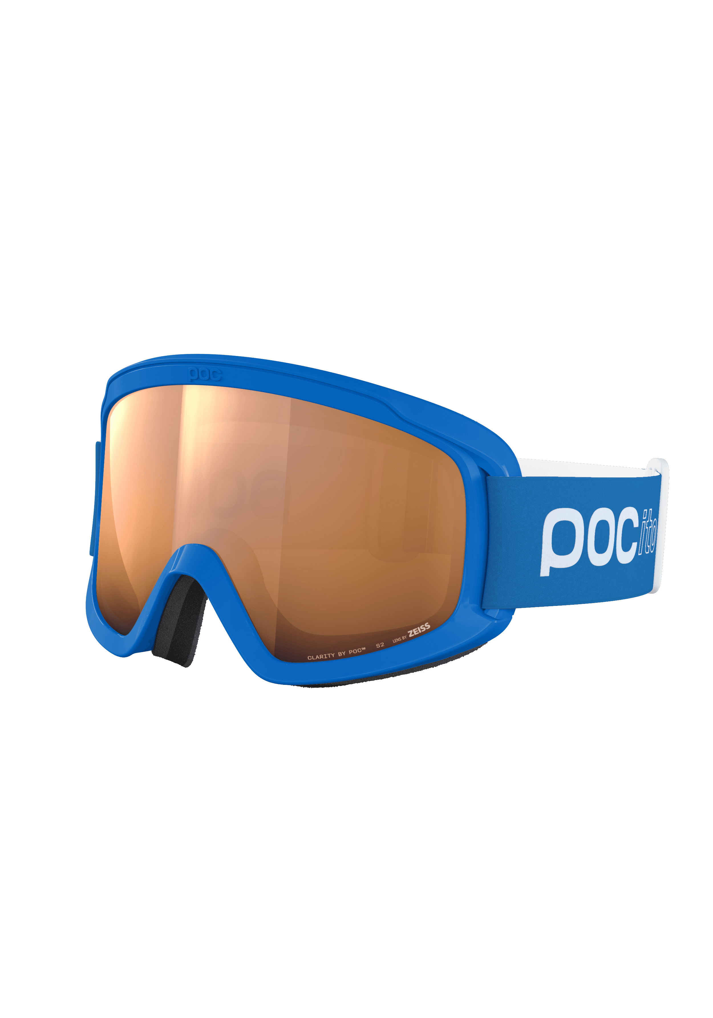 POCito Opsin Ski Goggles in Fluorescent Blue | Ski Eyewear | POC (US)