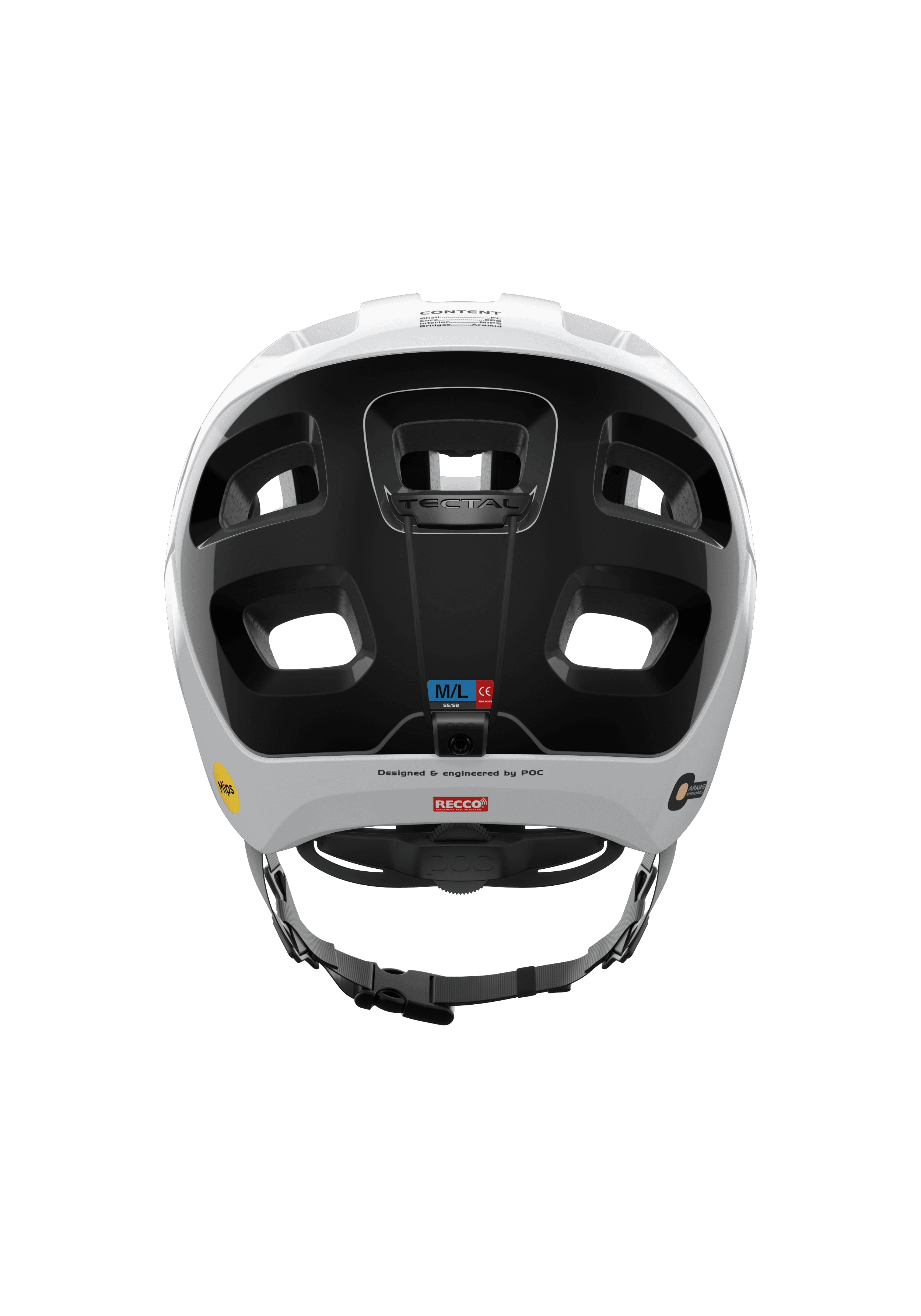 Tectal Race MIPS MTB Helmet in Hydrogen White/Uranium Black | POC (US)