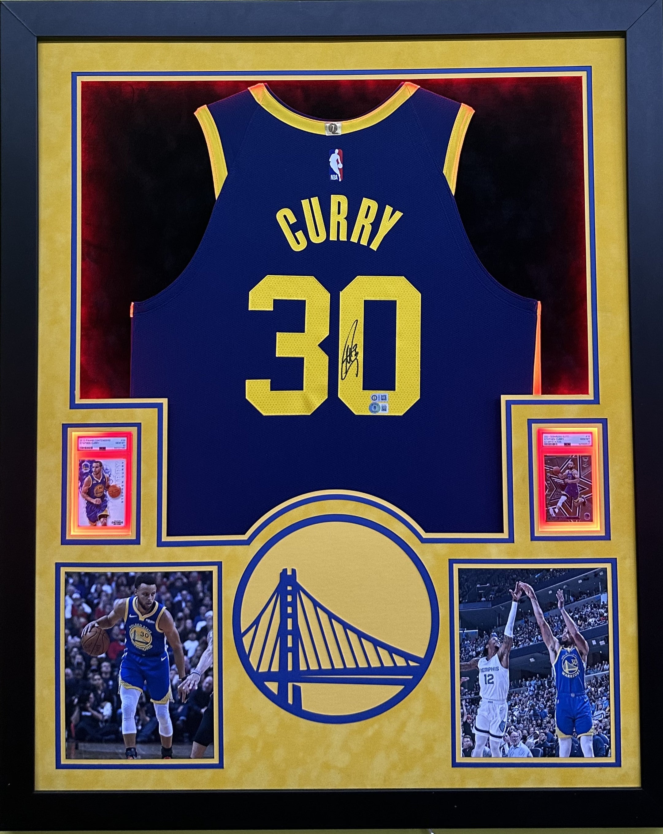 Golden State Warriors Stephen Curry Hand Signed Autographed