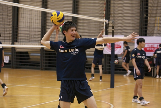 中央大学男子バレーボール部のプロジェクト「“THE FUTURES” WORLD