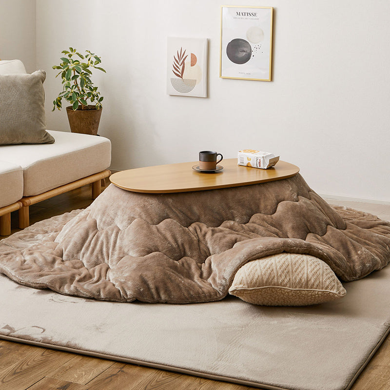 メレンゲタッチ こたつ薄掛け布団 170×210cm【楕円形】こたつ布団