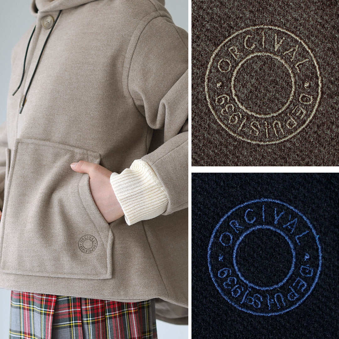 ORCIVAL（オーシバル） ウールライク フード ジャケット / レディース