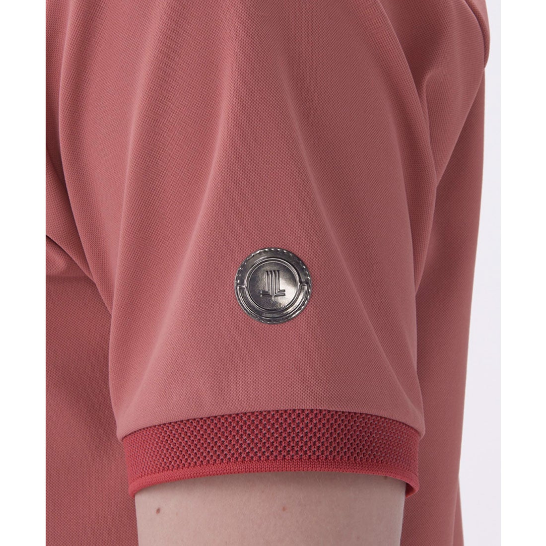 ランバン スポール LANVIN SPORT 裏鹿の子半袖ジップアップポロシャツ