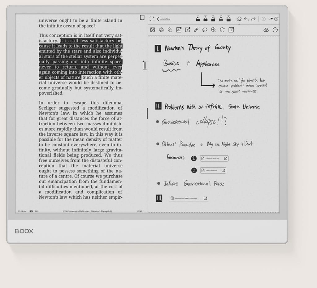 BOOX NoteMax – SKT株式会社