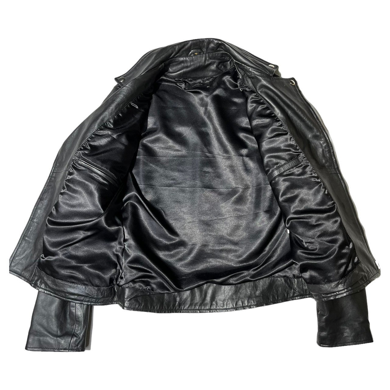 RHENIUM(レニウム) leather double ラeather double riders jacket