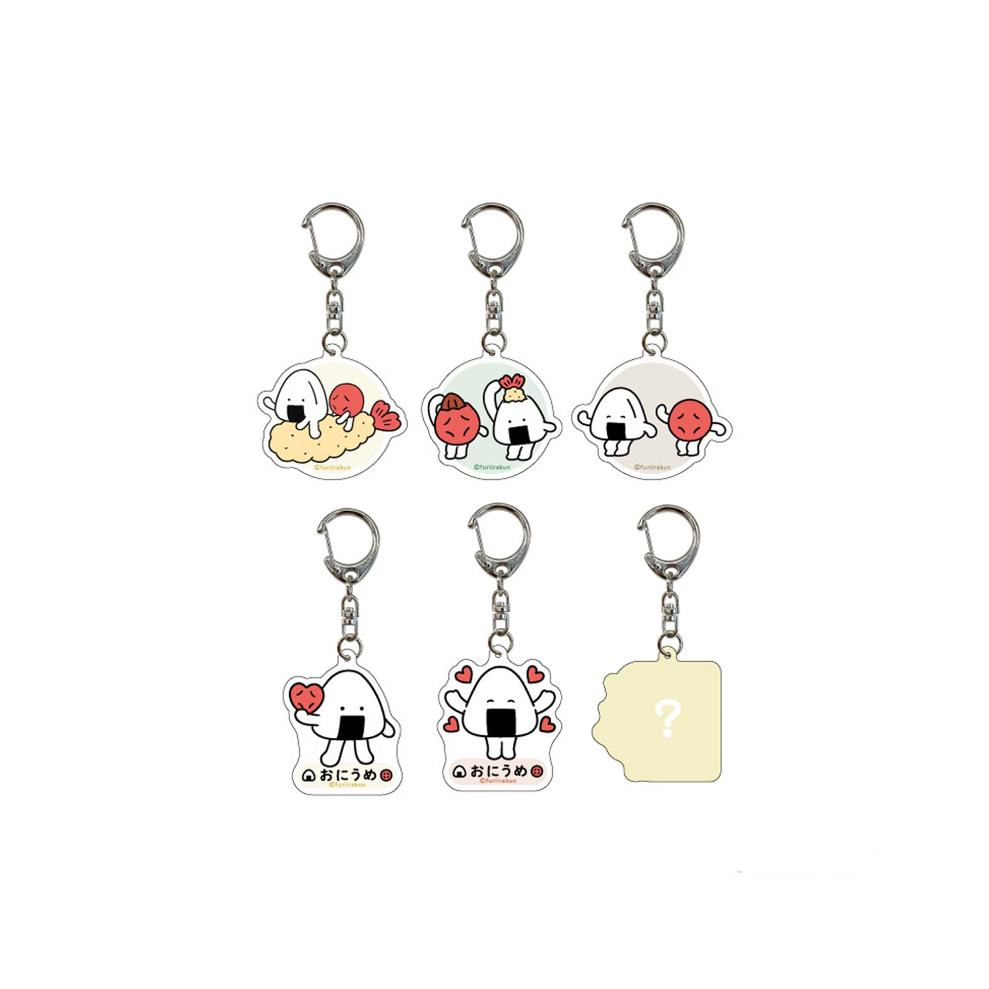 おにうめ トレーディングアクリルキーホルダー (ランダム6種