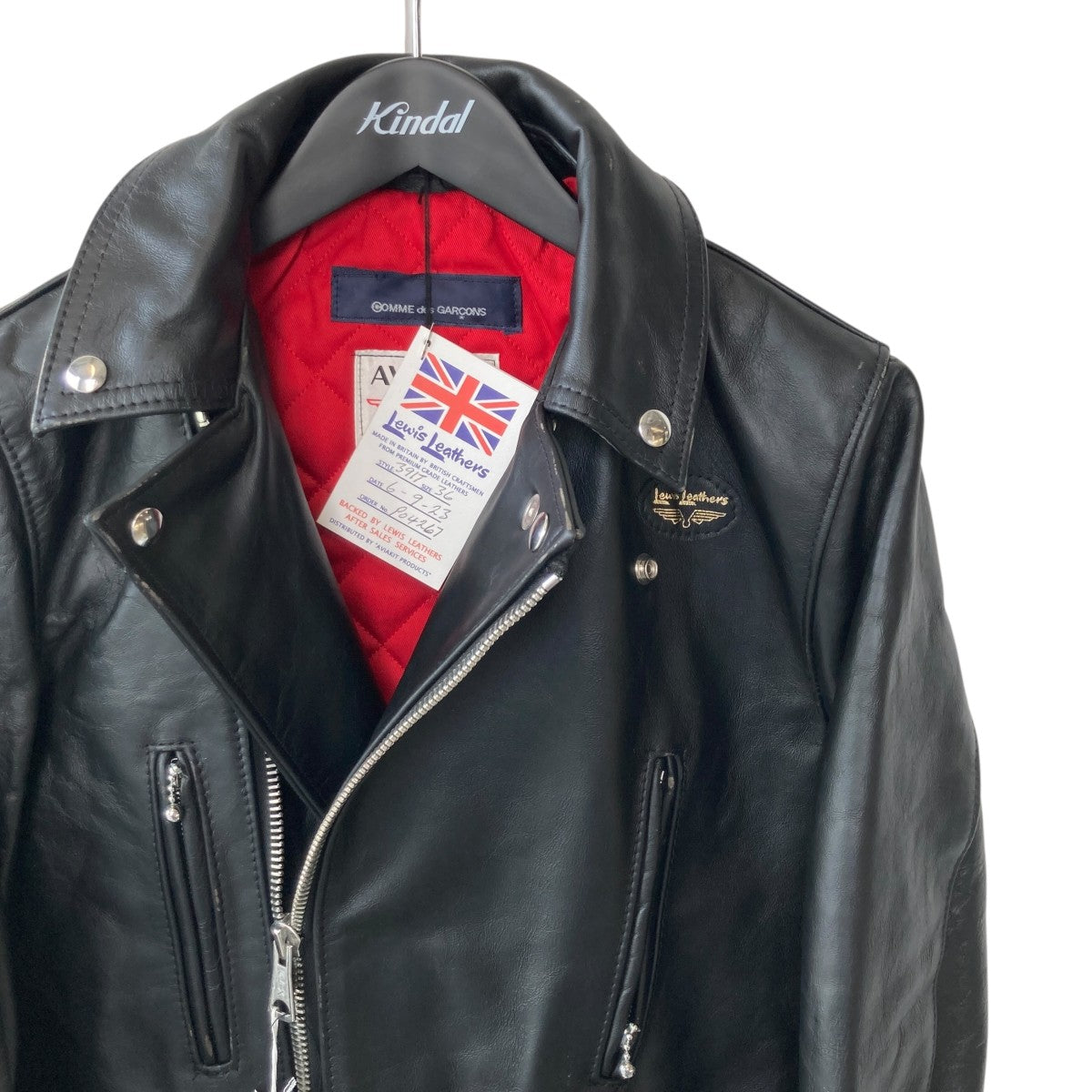 Lewis Leathers×COMME des GARCONS 青山限定 LIGHTNING FOREVERダブル