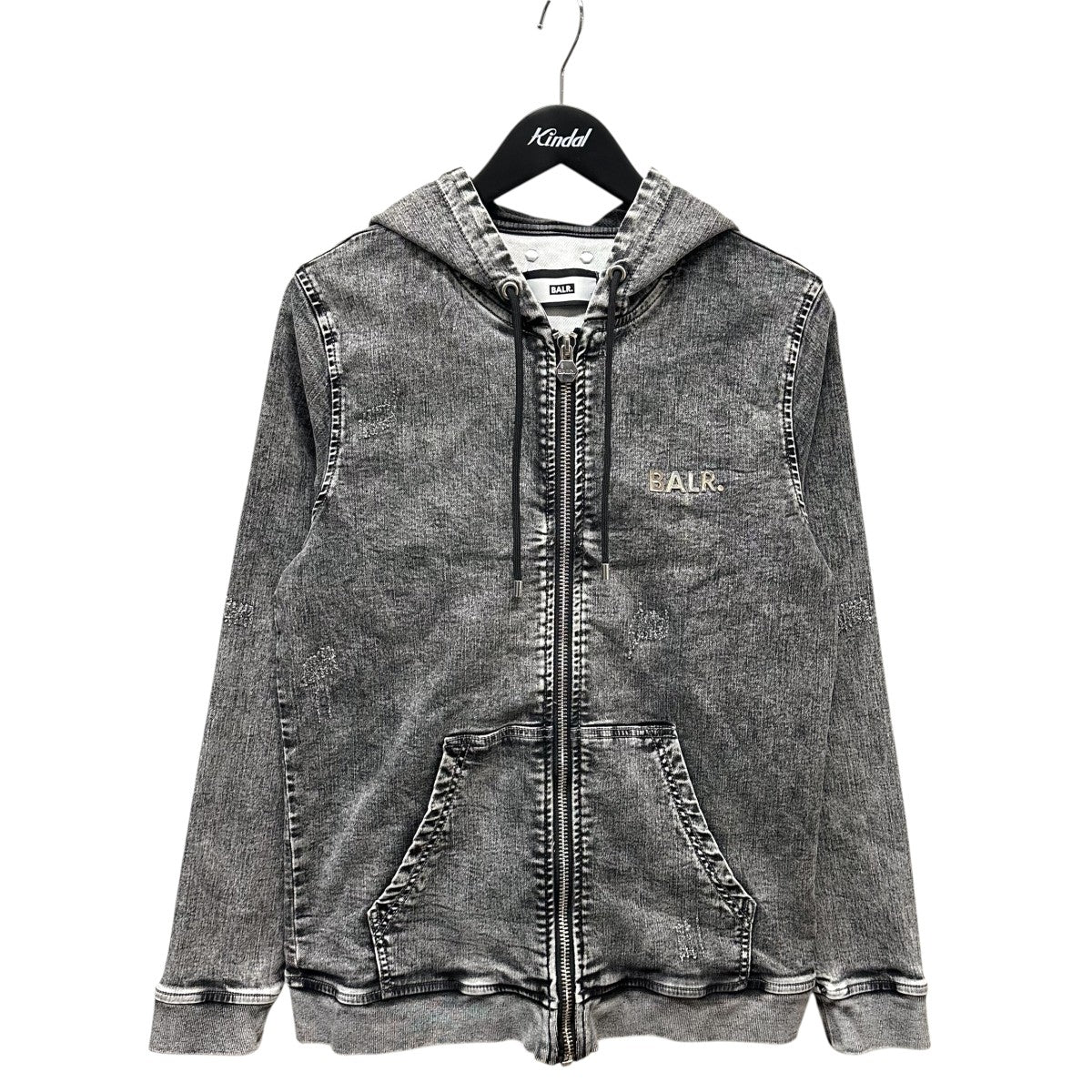 BALR．(ボーラー) ジップパーカー ブラック サイズ S｜【公式