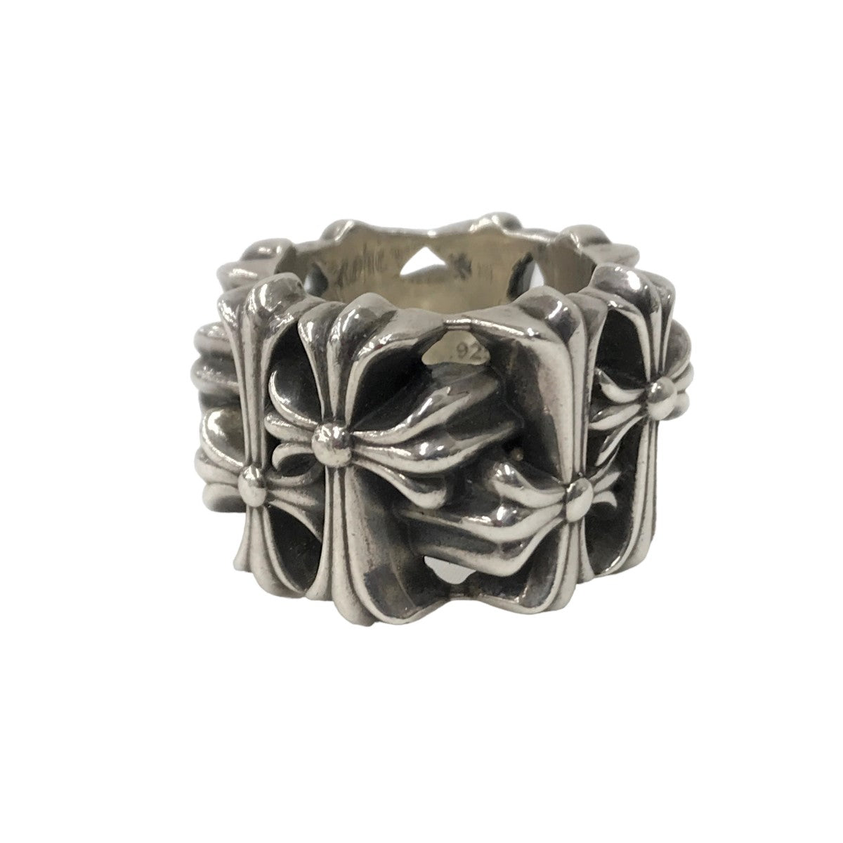 CHROME HEARTS(クロムハーツ) セメタリークロススクエアリング 43．3g