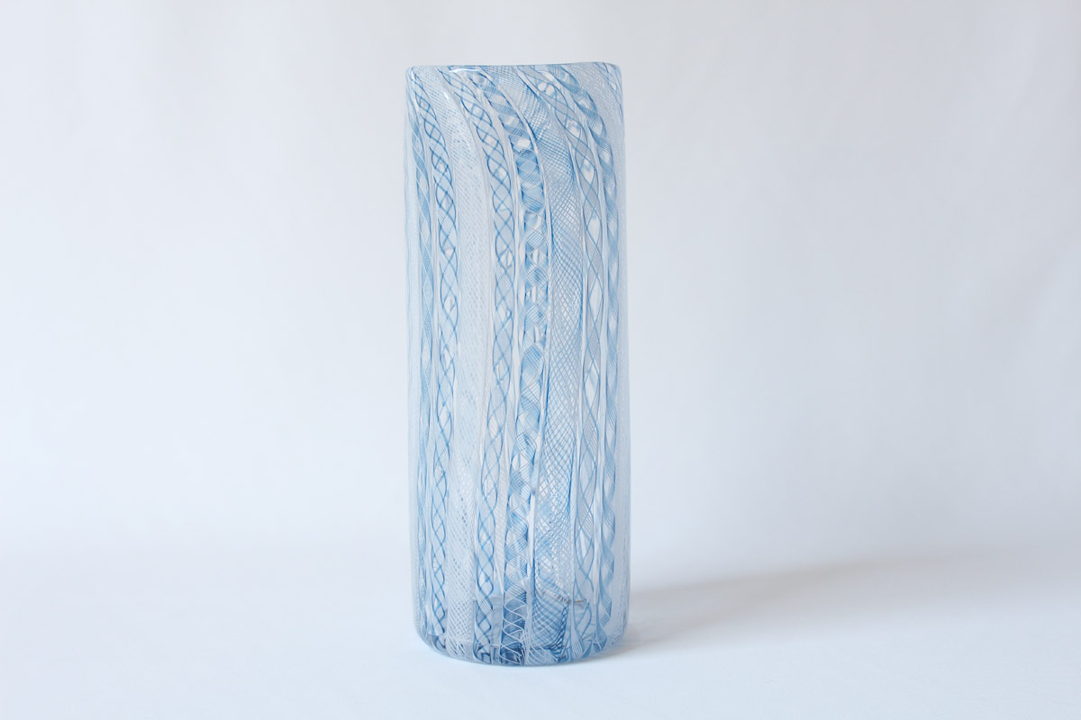 藤井晢信/レースガラス筒花入（大） | リブ・アート オンラインショップ