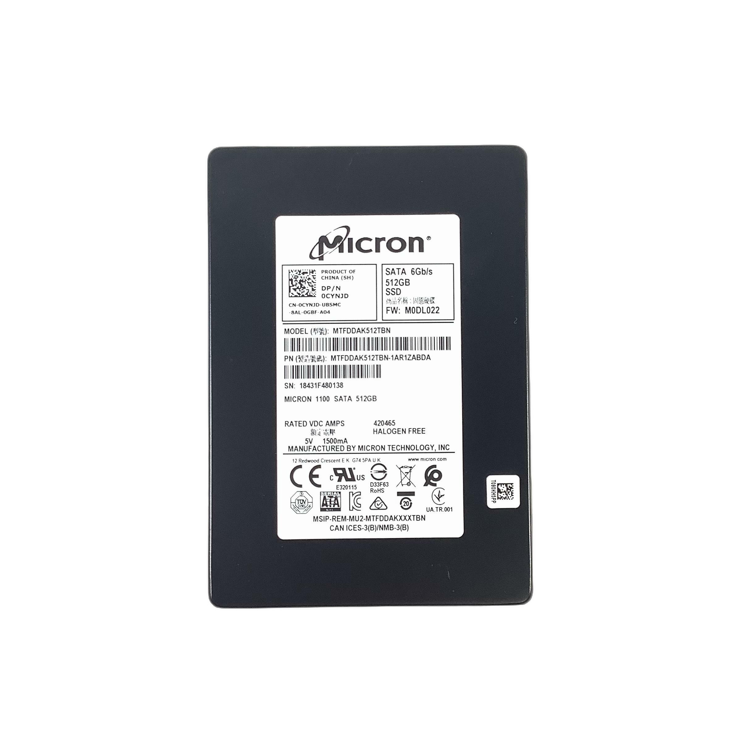 楽天市場】R051-Micron 1300 2.5インチ 256GB SATA SSD 1点 マイクロン