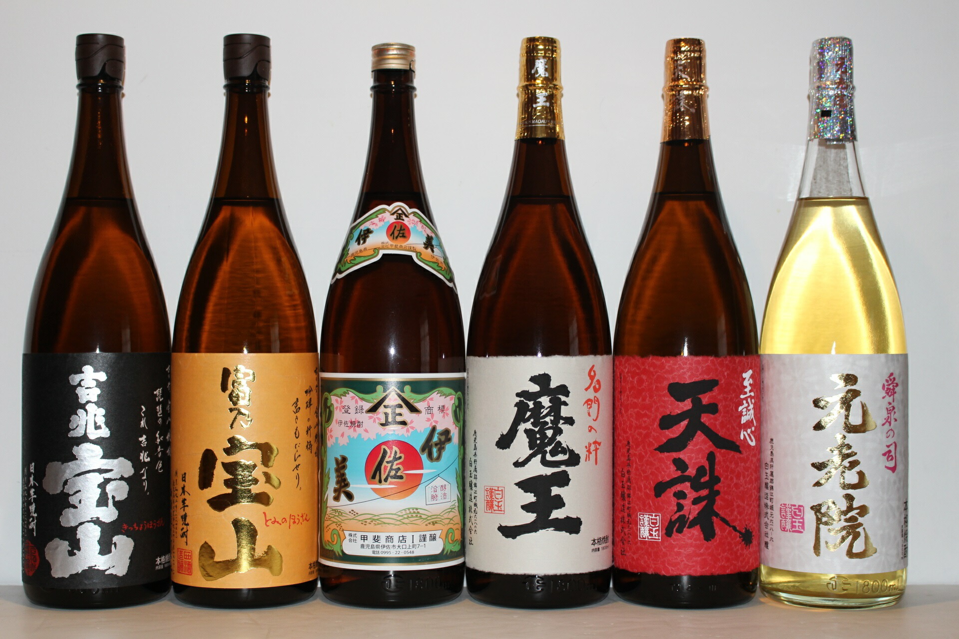 楽天市場】魔王を含む当店厳選の芋焼酎 1.8L 6本セット【 5000 】【 芋