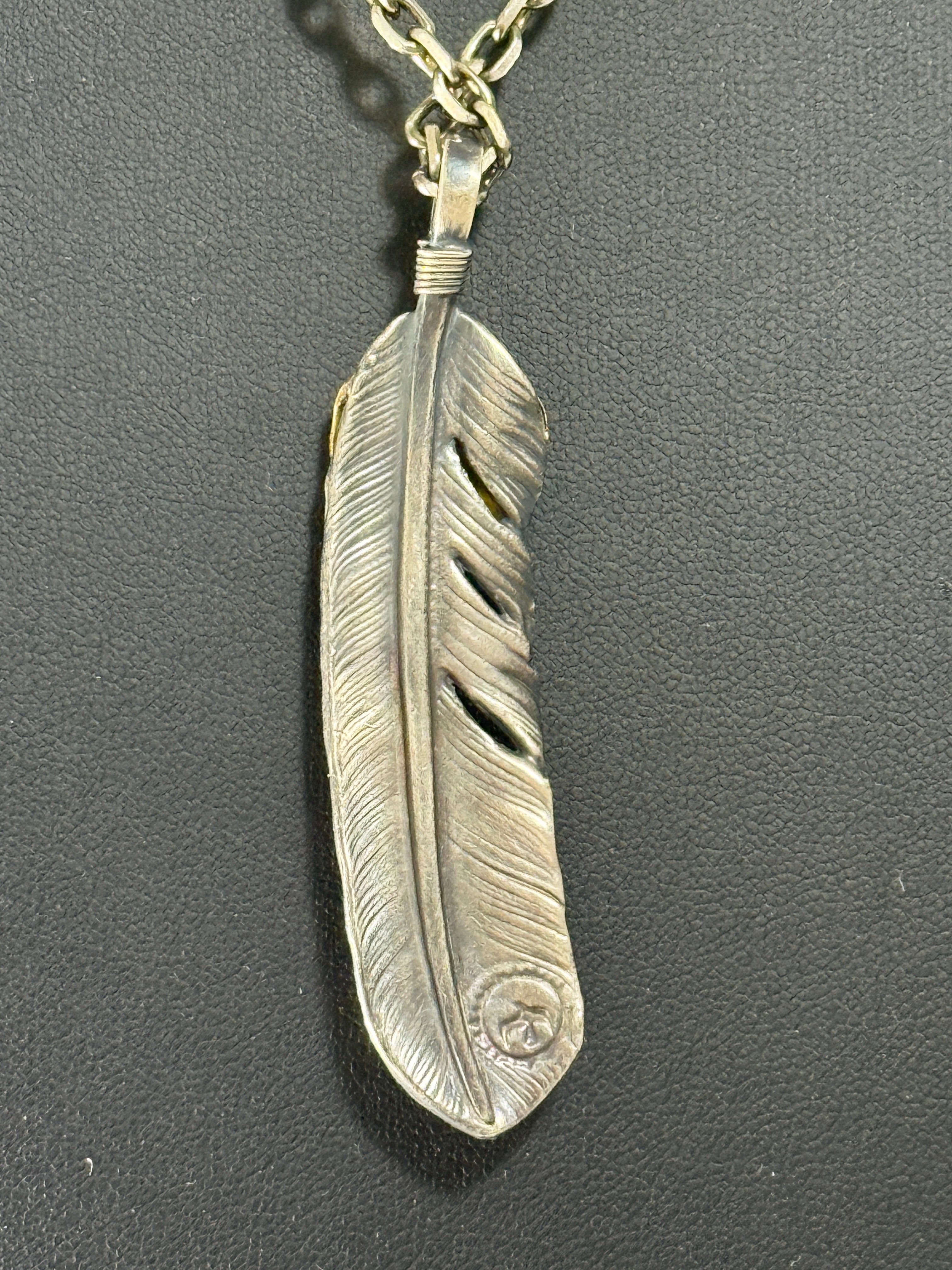 ゴローズ 上金特大フェザー（現行右）＋SVin太陽メタル小＋金メタル