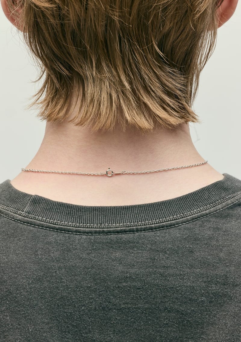 2025AW NEIGHBORHOOD NBHD SILVER BUTTON NECKLACE 純銀項鍊