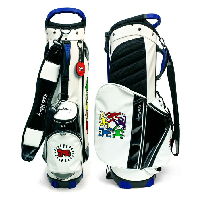 キースヘリング KHCB-02 スタンド キャディバッグ 9型 ユニセックス