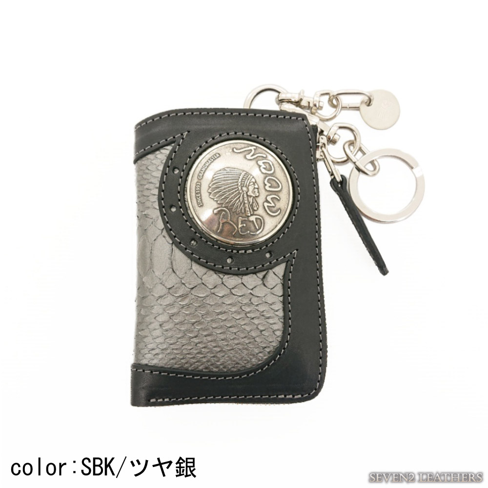 REDMOON（レッドムーン） 限定 スネイクスキン パイソン ミドル