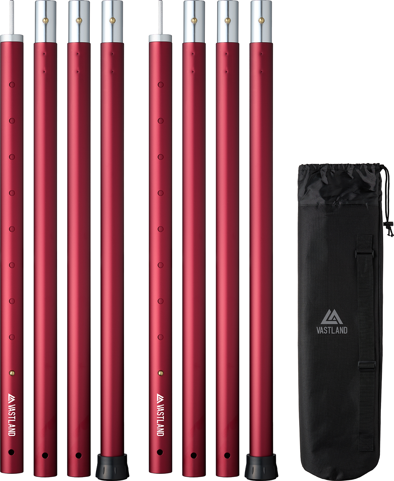 VASTLAND（ヴァストランド） タープポール テントポール アルミ 2本