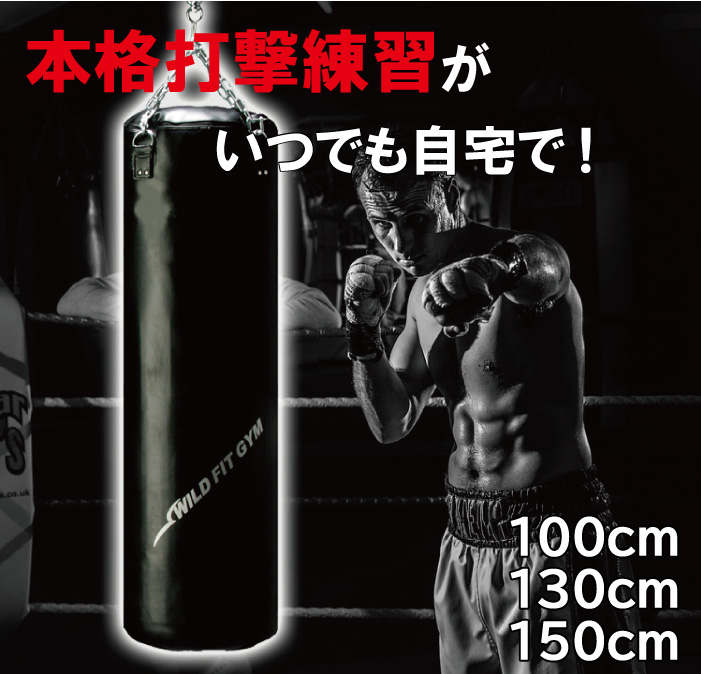 WILD FIT（ワイルドフィット） 2月入荷予定 日本製 サンドバッグ PVC