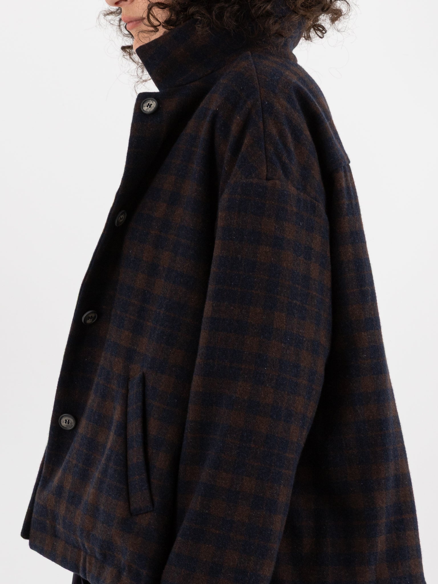 Bergfabel Uli Jacket in Plaid at Worthwhile