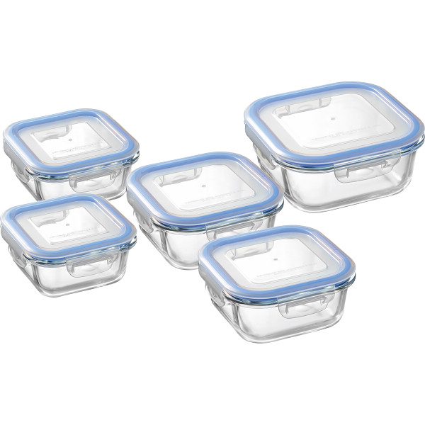レッシュ 耐熱ガラス容器5点セット | シャディギフトモール