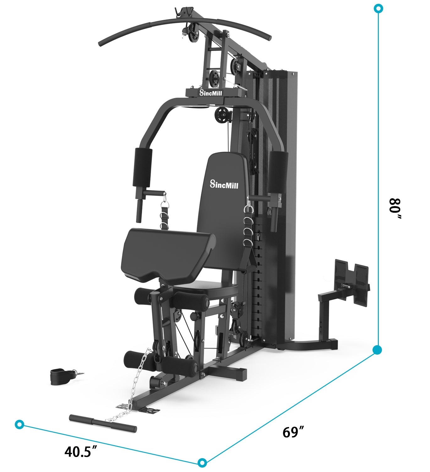 SCM-1148L【148LB】Home Gym Fitness Equipment SKU XZATJG – SincMill