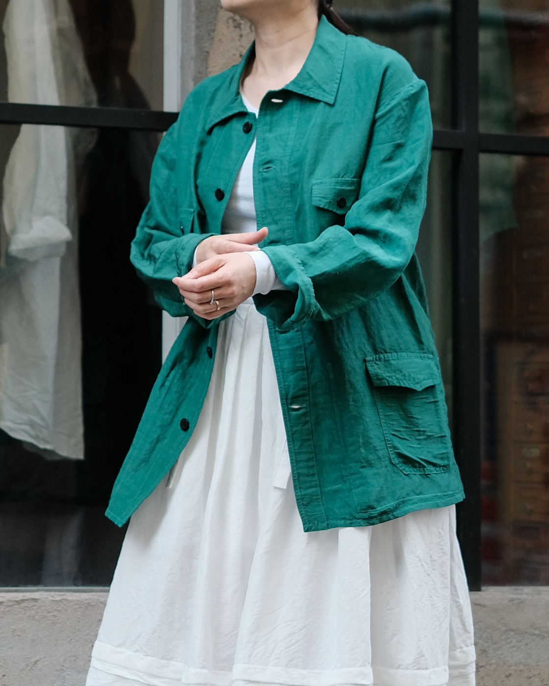 VESTE ANTIBES col.Green - Sleepy PEOPLE | スリーピーピープル