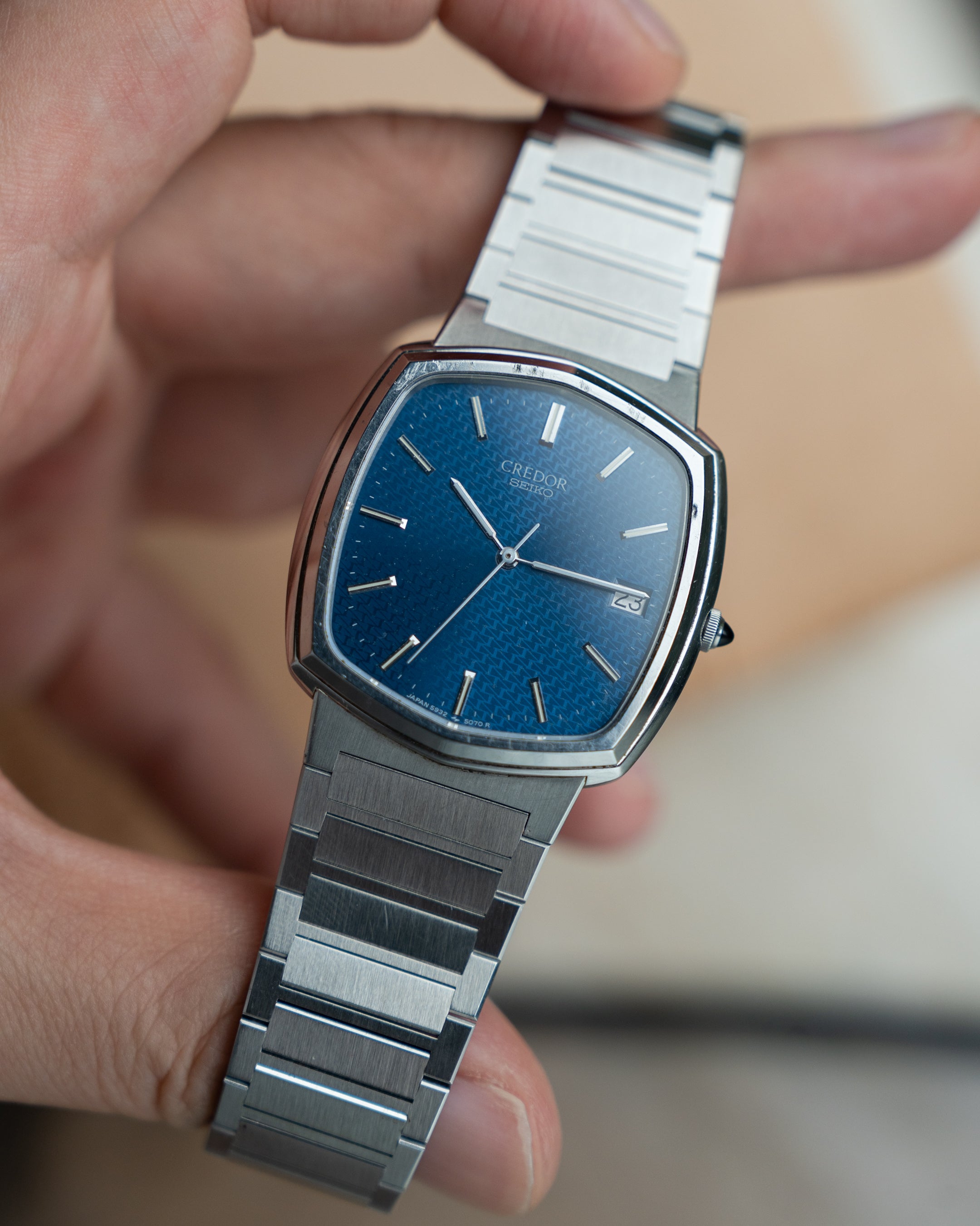 Seiko Credor reference KEH021 model 5932-5040 in steel, full set