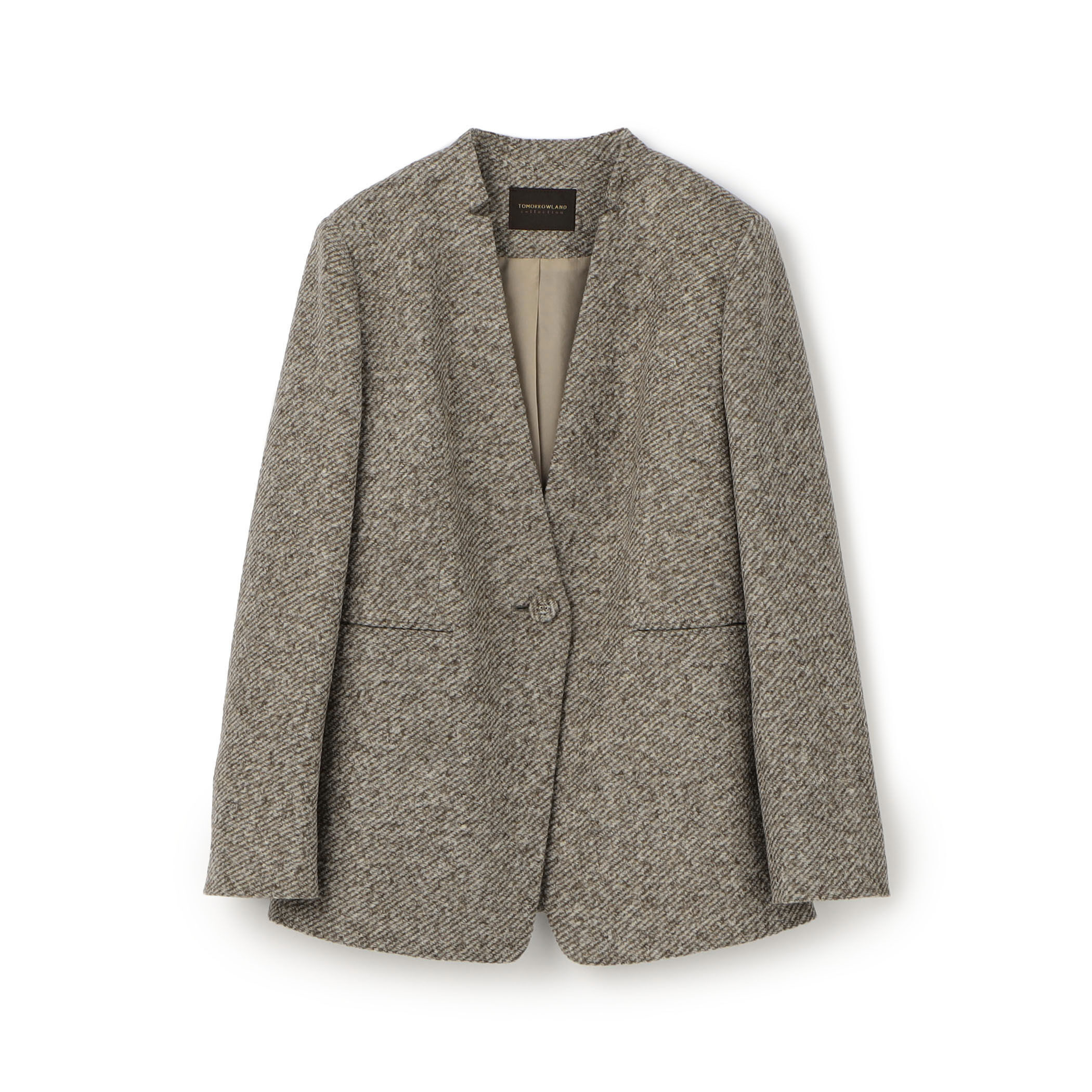 スライバーダイヤゴナル キザミカラージャケット｜トゥモローランド