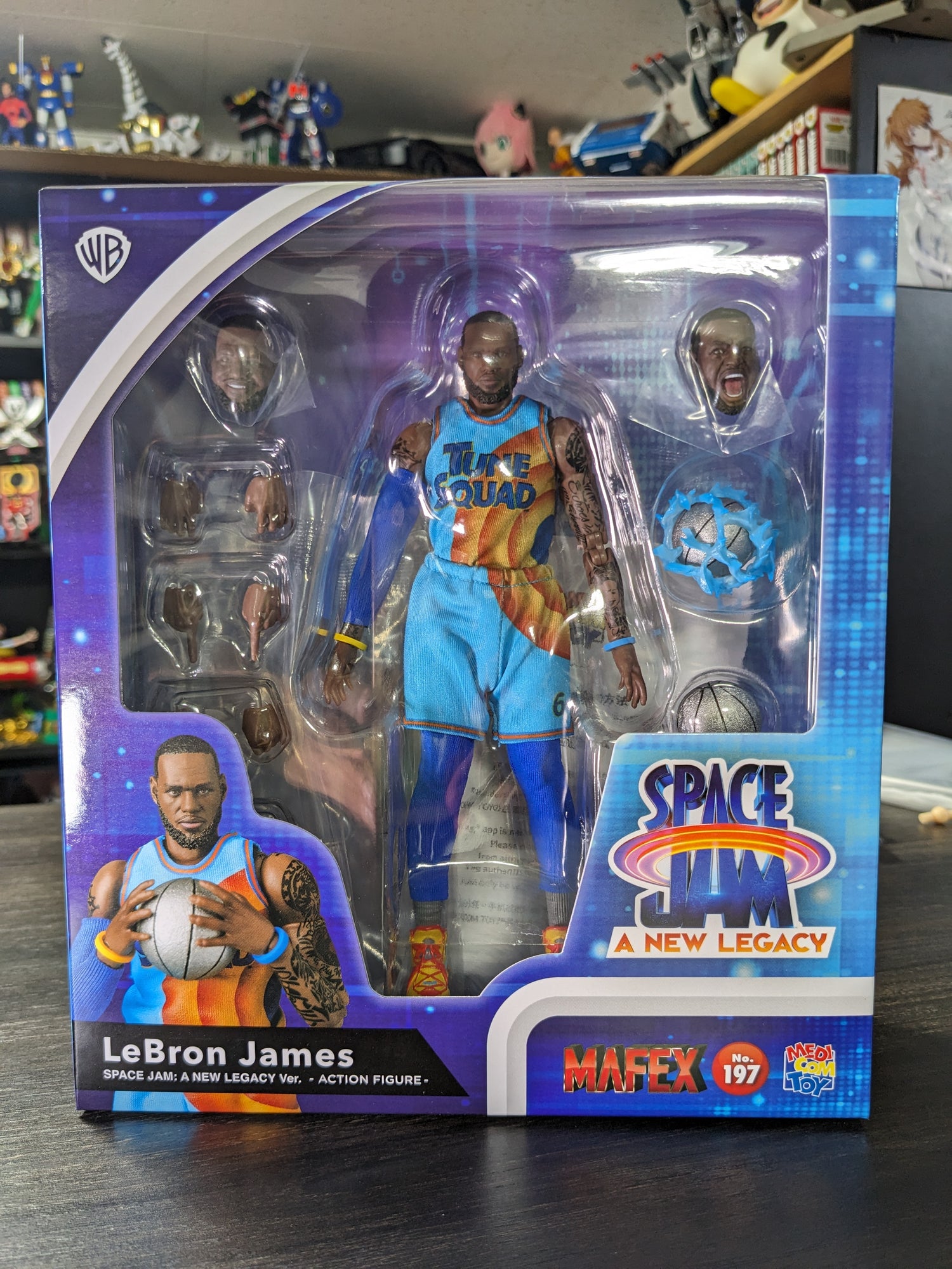 MAFEX - LeBron James - SPACE JAM: A NEW LEGACY Figure – SoleSavy