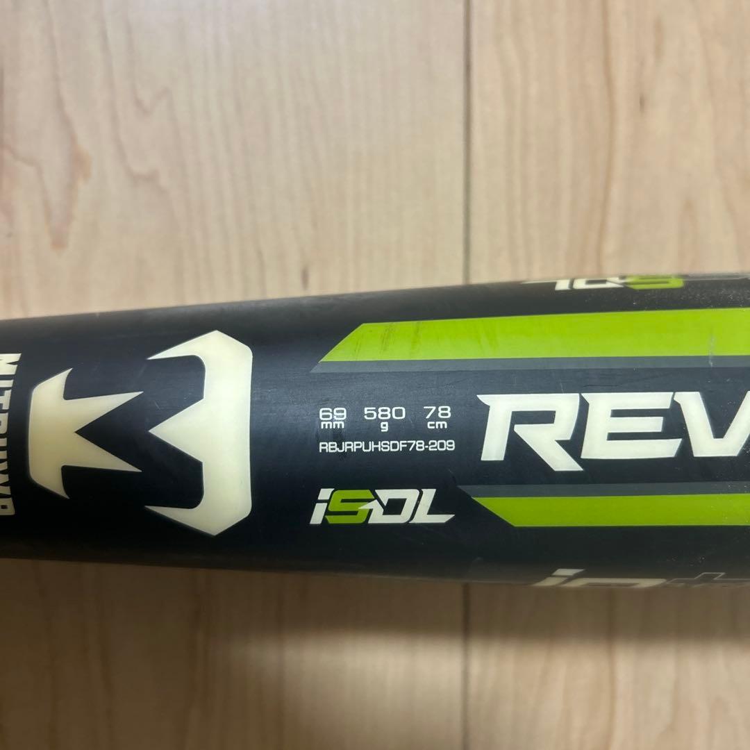 REVOLTIGER 軟式バット 黒/緑 - メルカリ