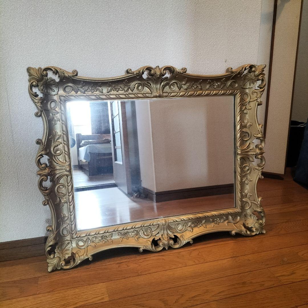 クラシック　アンティーク　壁掛け鏡　ミラー　京都 楽天市場】イタリア製 ウォールミラー シルバーアンティーク