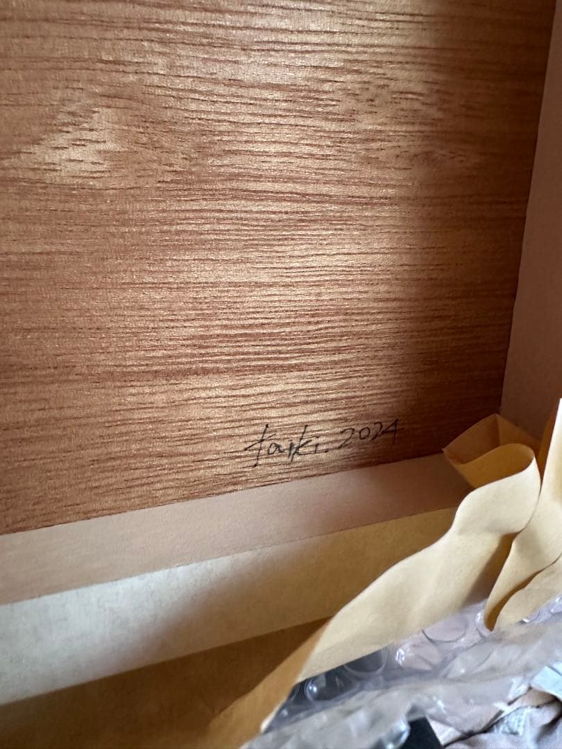 タイキ展　作品 -GG- セメント風プリント 特殊加工 複製原画 直筆サイン入り