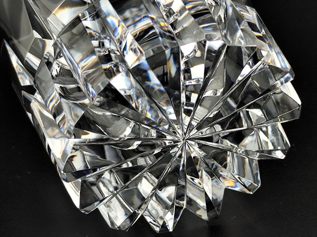 超希少品✦ホヤクリスタル HOYA 佐々文夫サイン無（切子、江戸切子、薩摩切子）