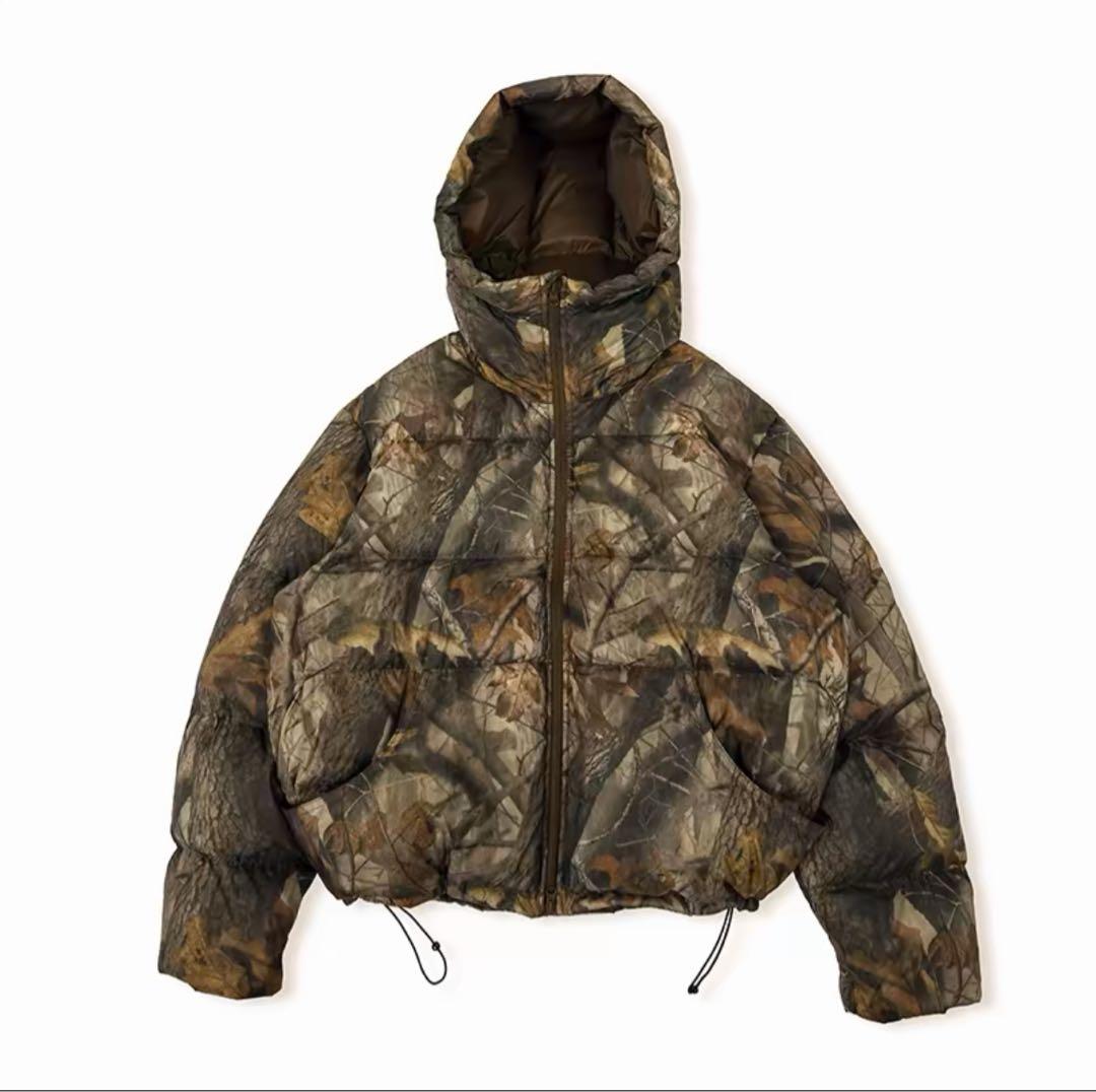 リアルツリーダウンジャケット ドローコード付き Carhartt supreme