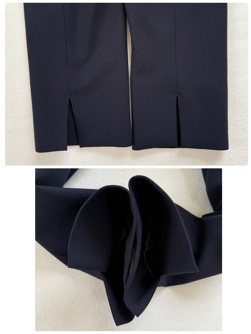 極美品未使用級・洗える✨レミュー パンツ スーツ セットアップ